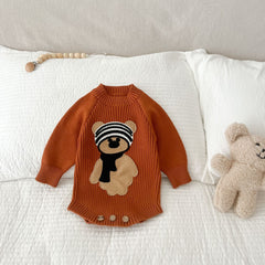 Bear Knitted Romper