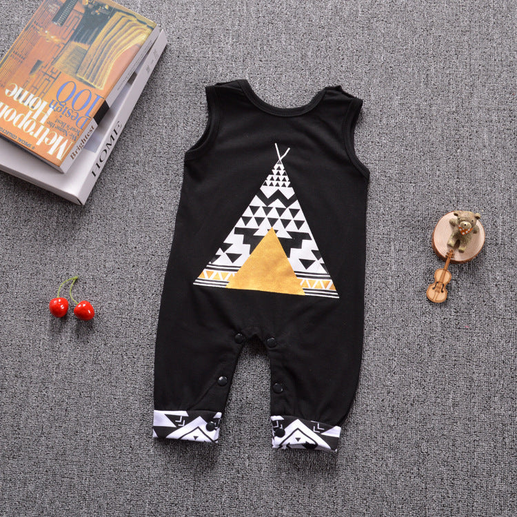 Pattern Baby Romper