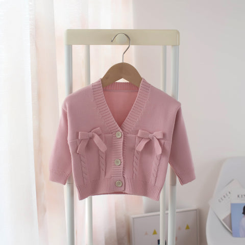 V-Neck Acrylic Kids Sweater