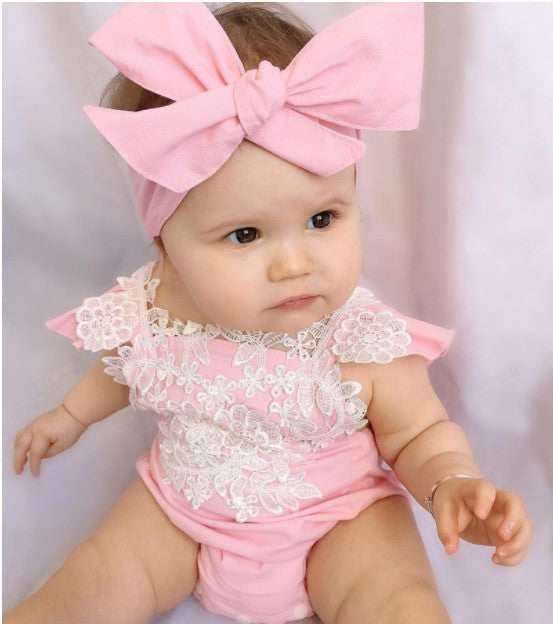 Lace Flower Romper