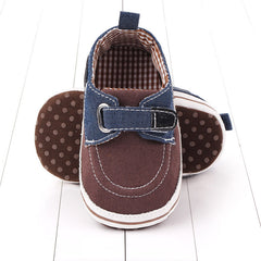 Denim baby shoes