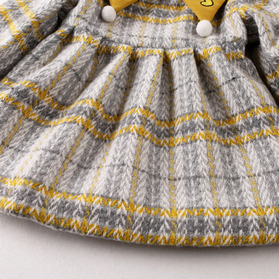 Velvet Plaid Dress