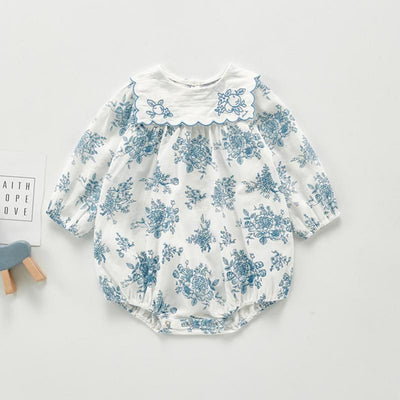 Blue Cotton Skirt