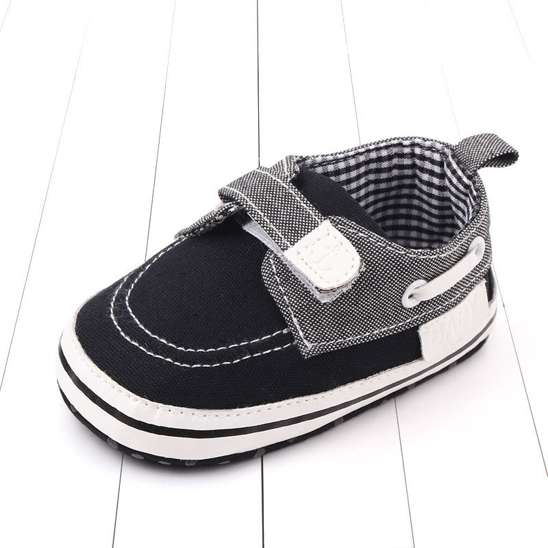 Denim baby shoes
