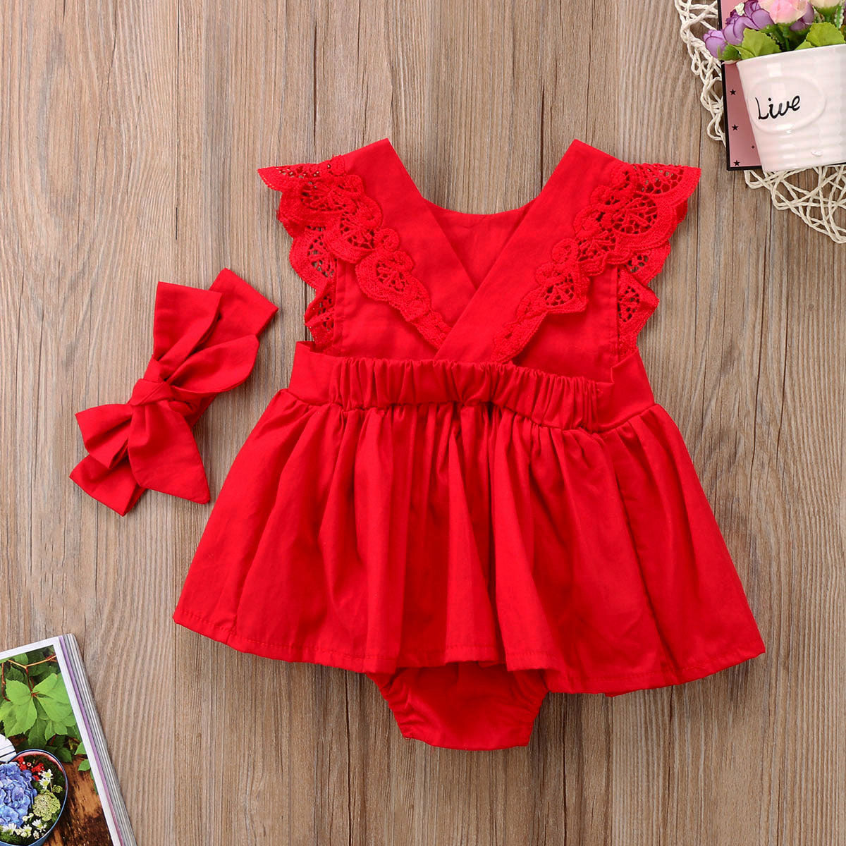 Red Lace Dress