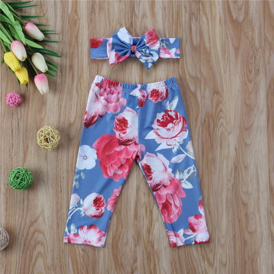 Flower Baby Pants