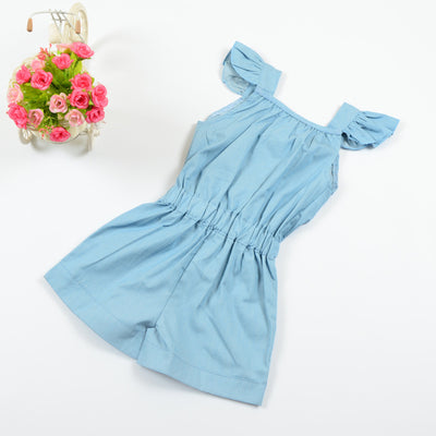 Girls Beautiful Denim Romper