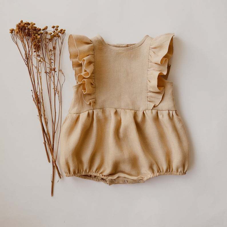 Cotton Linen Romper
