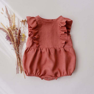 Cotton Linen Romper