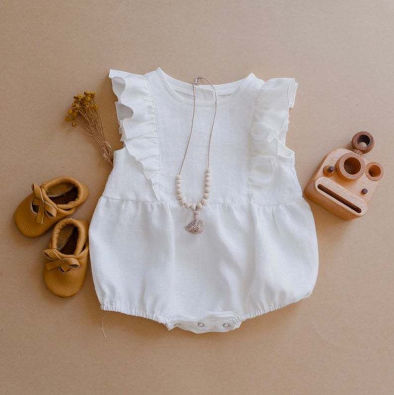 Cotton Linen Romper