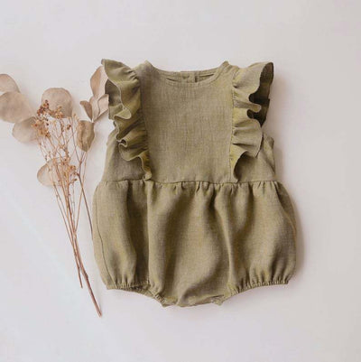 Cotton Linen Romper