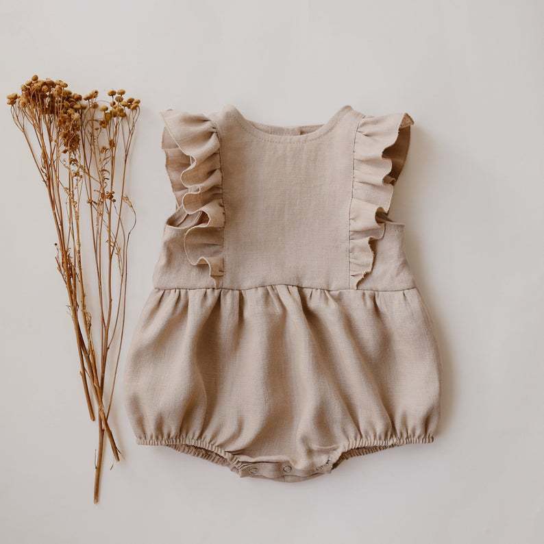 Cotton Linen Romper