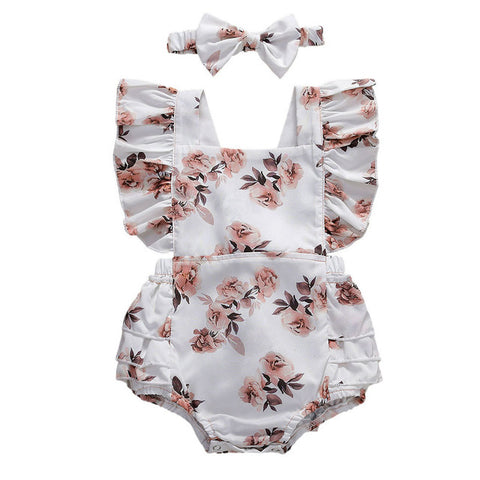 Floral Fly Romper