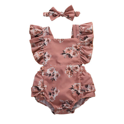 Floral Fly Romper