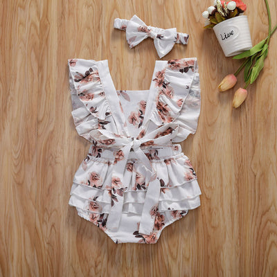 Floral Fly Romper