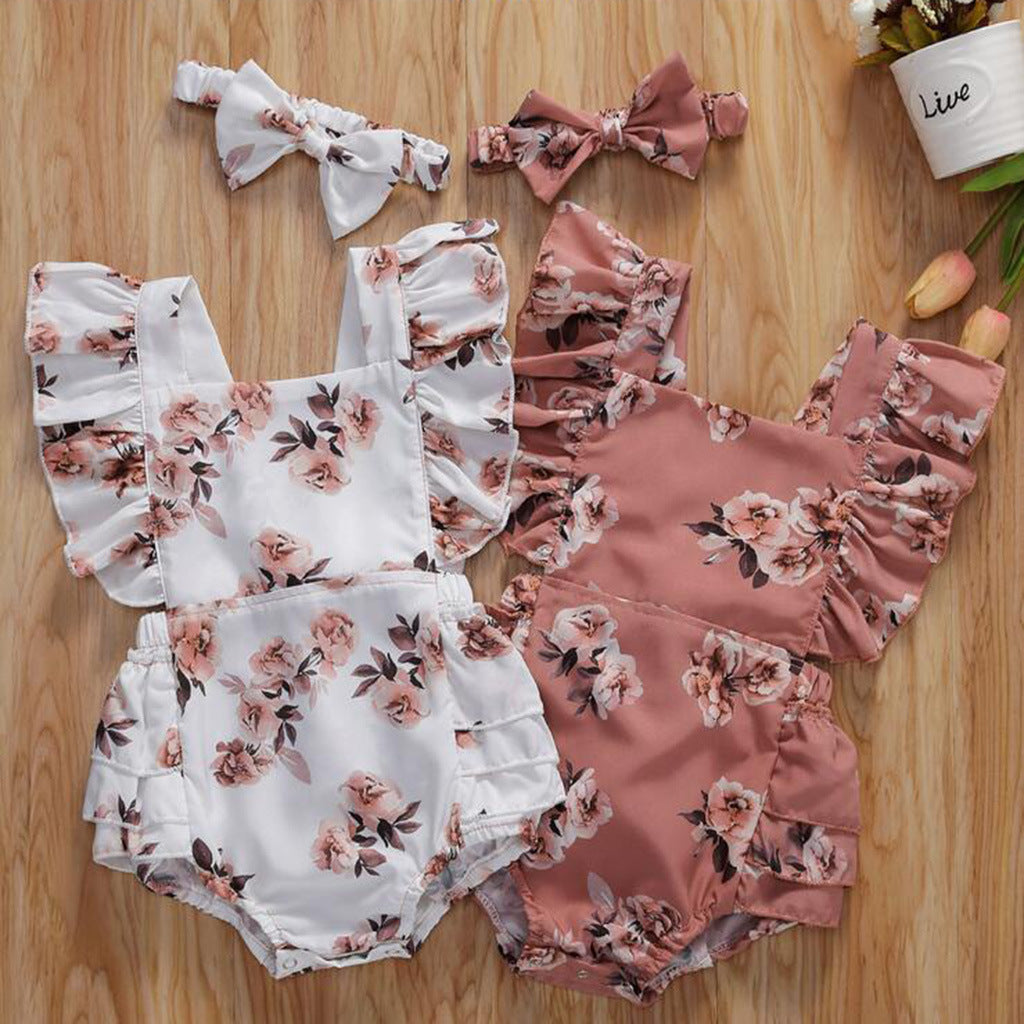 Floral Fly Romper