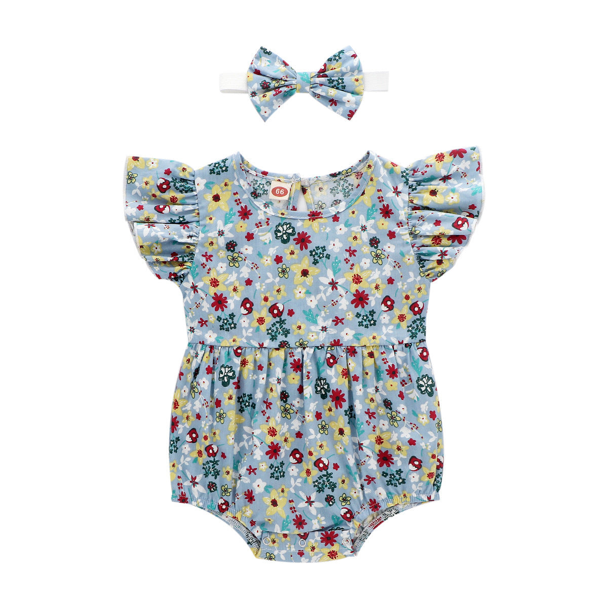 Newborn Floral Romper