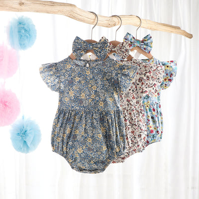 Newborn Floral Romper