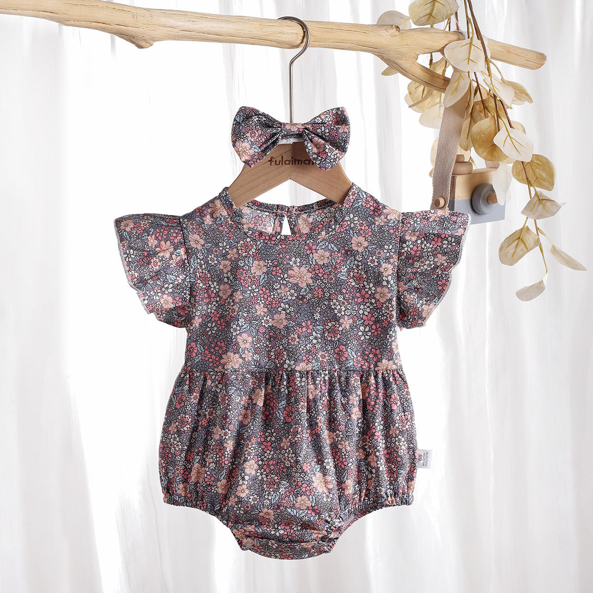 Newborn Floral Romper
