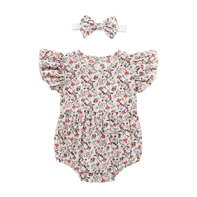 Newborn Floral Romper