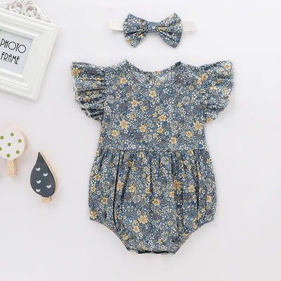 Newborn Floral Romper
