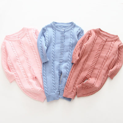 Knitted Baby Romper