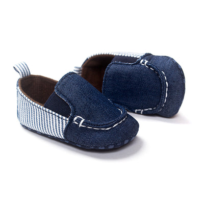 Denim baby shoes