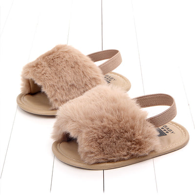 0-1 four-color baby sandals soft bottom toddler shoes elastic comfortable non-slip baby shoes