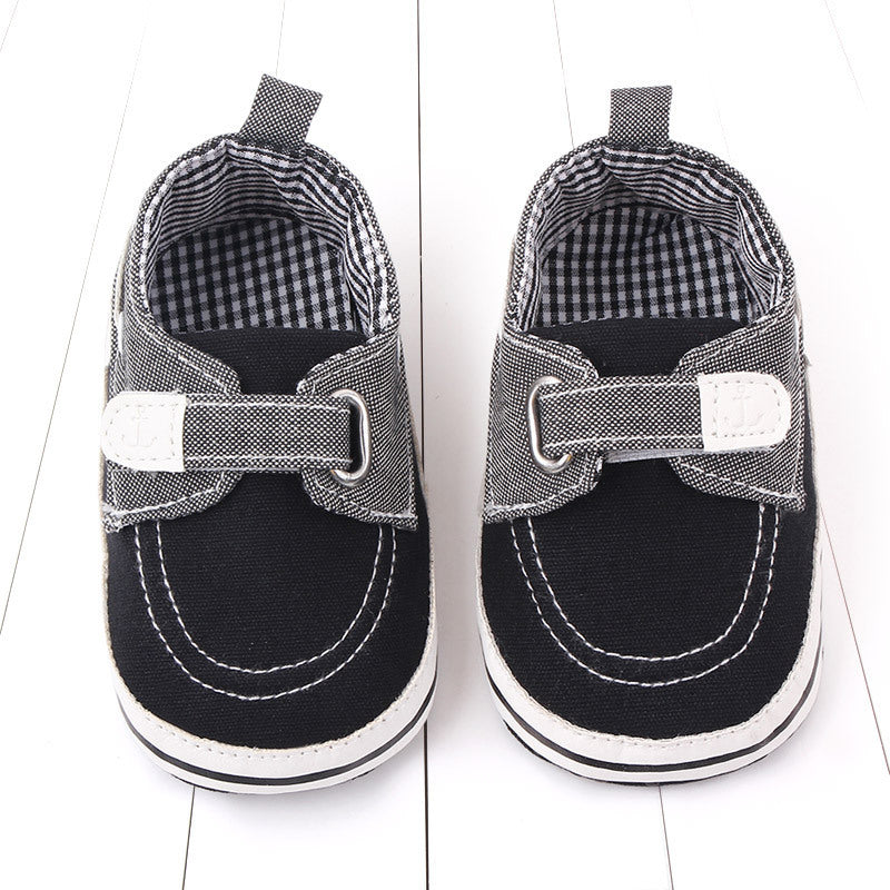 Denim baby shoes