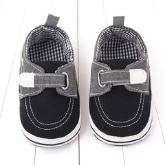 Denim baby shoes