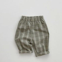 Korean Plaid Pants