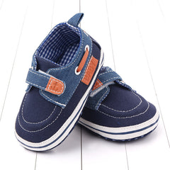 Denim baby shoes