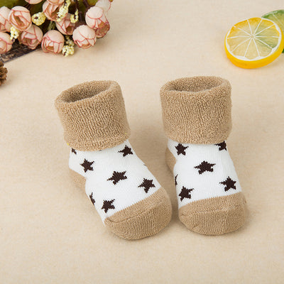 Baby cotton terry socks