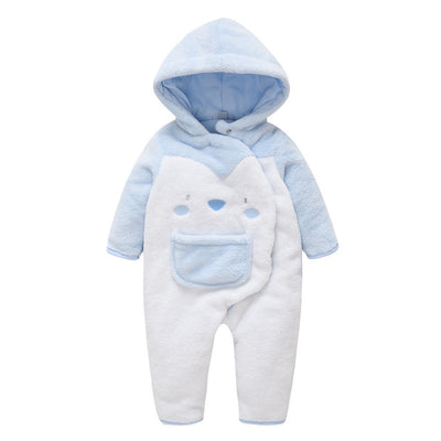 Long sleeve hooded romper