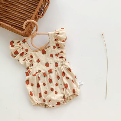 Strawberry Summer Romper