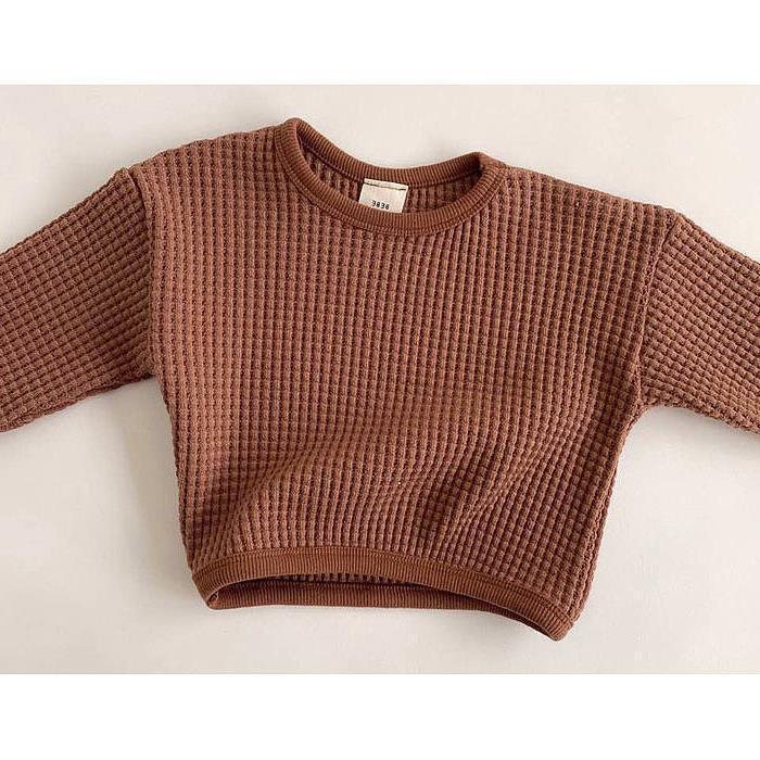 Waffle Pullover Tee