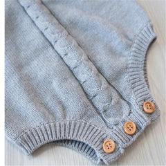 Knitted wool triangle Romper