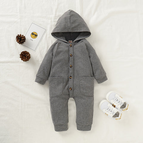 Children's hooded romper