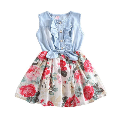 Girls Denim Dress
