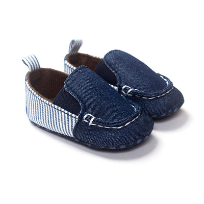 Denim baby shoes