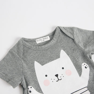 Cartoon Newborn Clothes Baby Princess Romper Mesh Shape Romper