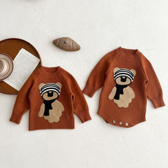 Bear Knitted Romper