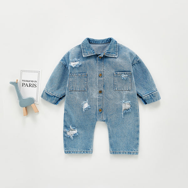 Infant Denim Jumpsuit
