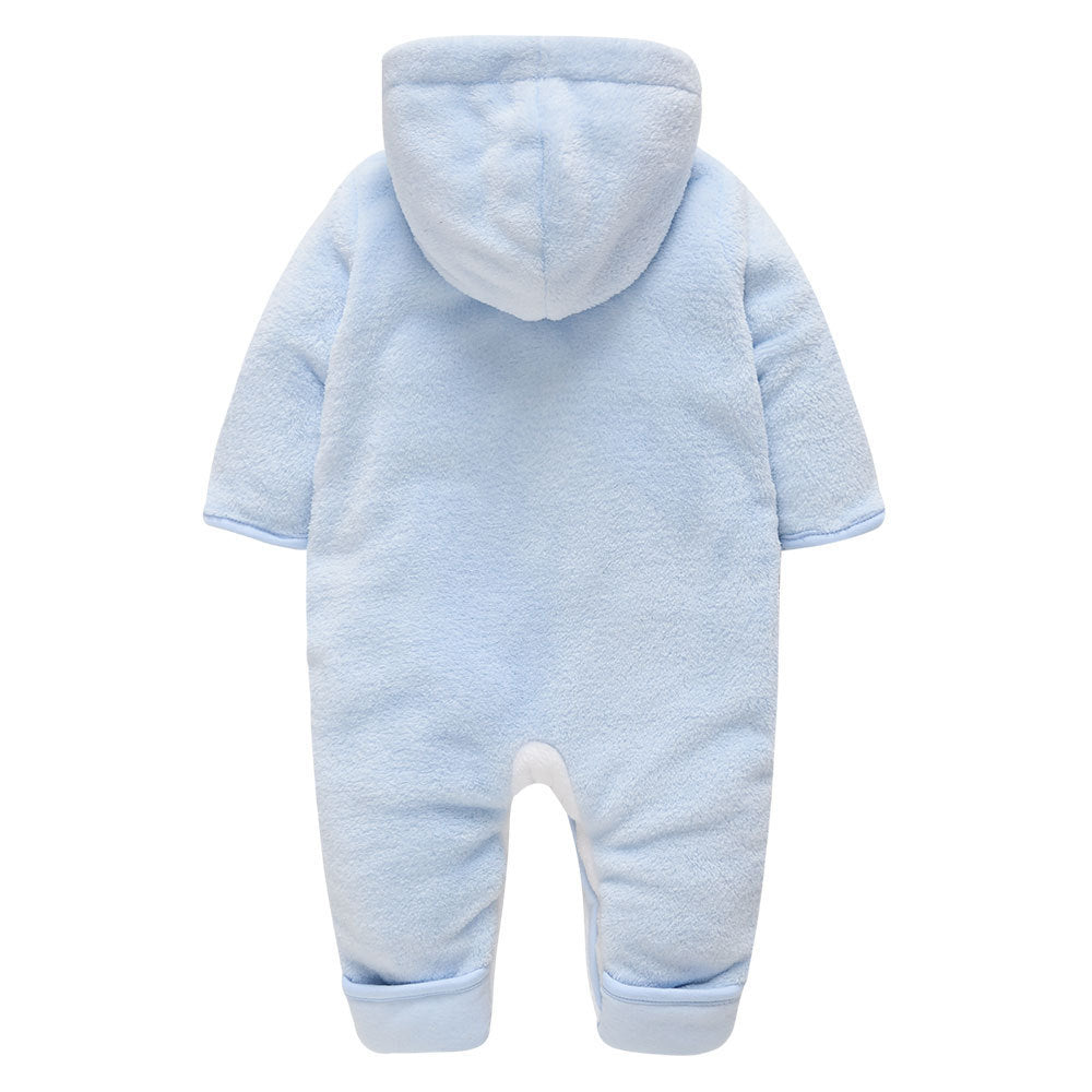 Long sleeve hooded romper