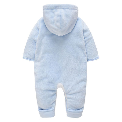 Long sleeve hooded romper