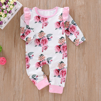 Baby print jumpsuit