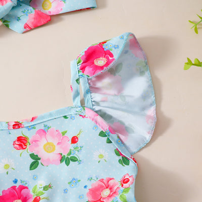 Floral Baby Romper