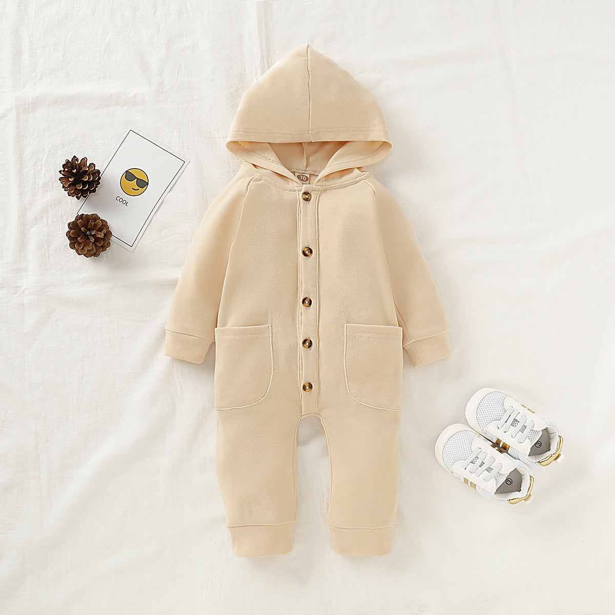 Children's hooded romper
