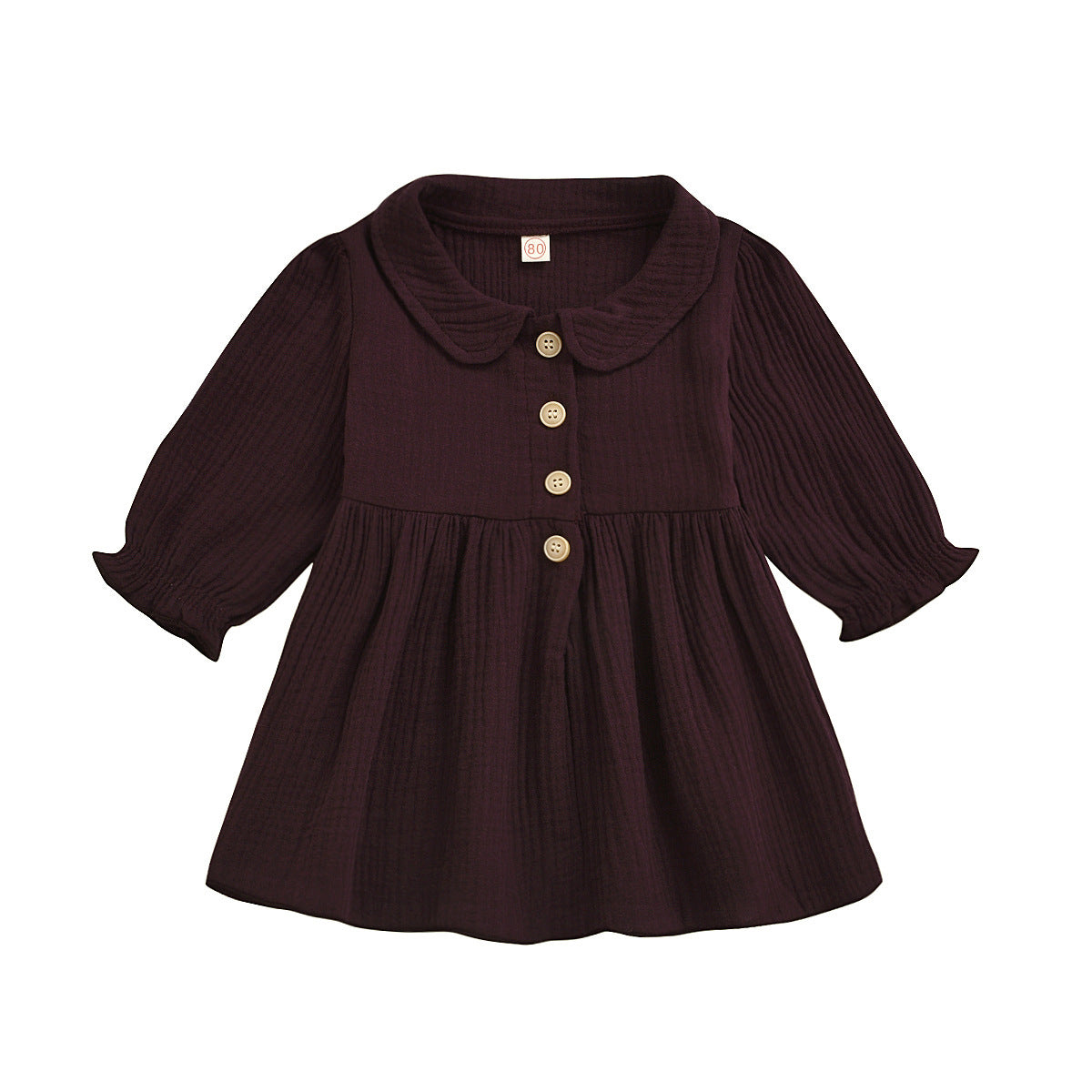 Girls Lapel Dress