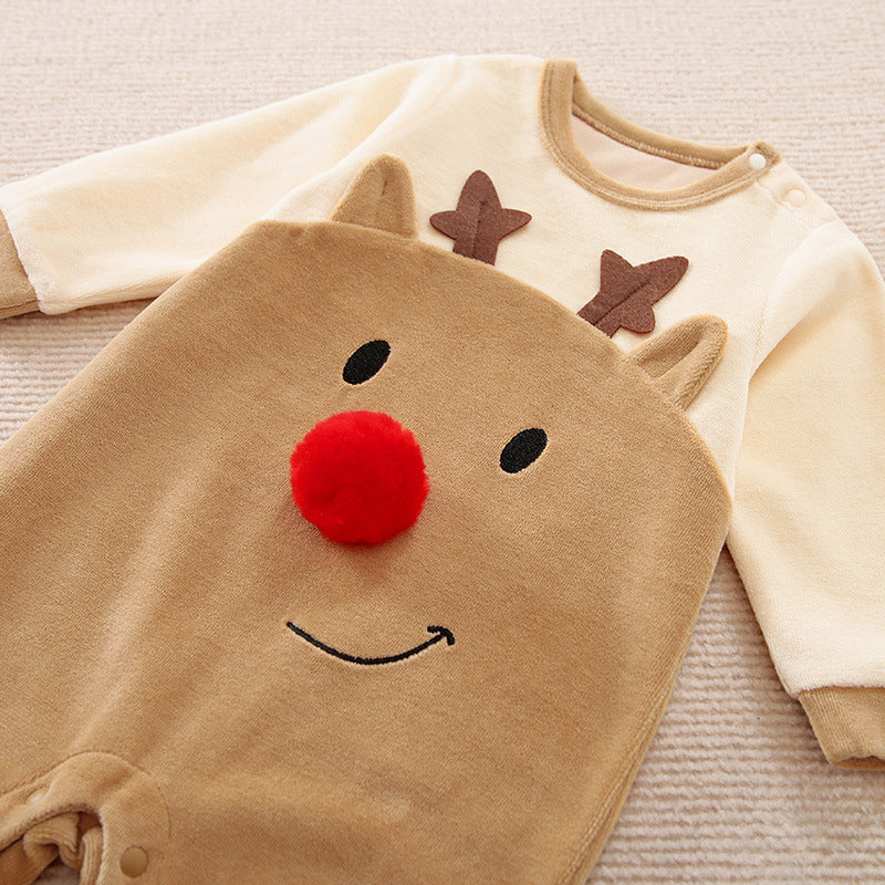Fawn Plush Romper